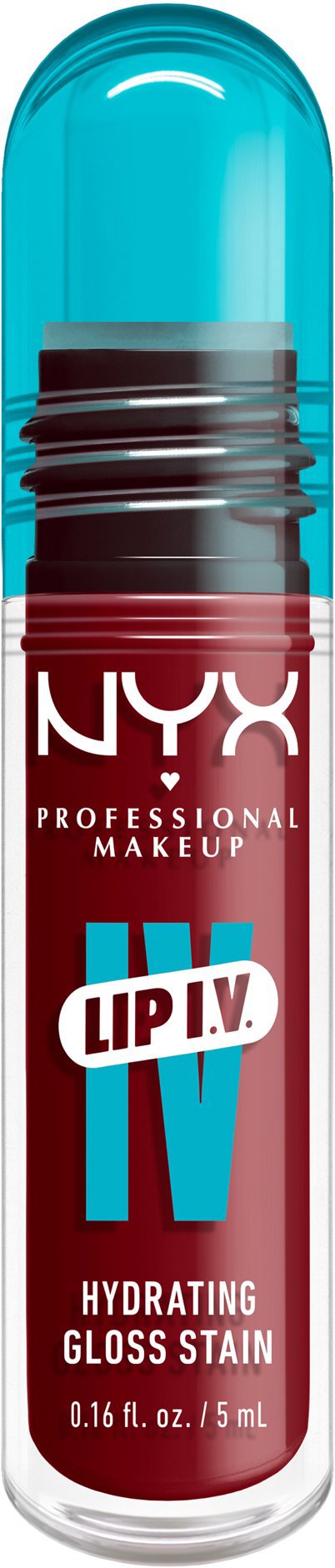 NYX PROFESSIONAL MAKEUP Lip IV Hydrating Gloss Stain, Cranberry Splash 5 ml