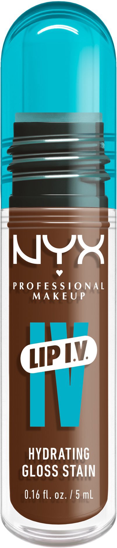 NYX PROFESSIONAL MAKEUP Lip IV Hydrating Gloss Stain, Splash N Spice 5 ml