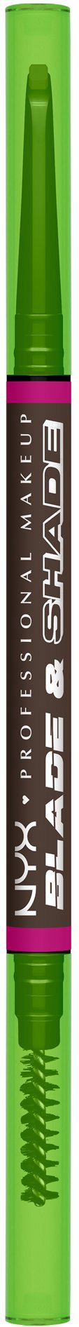 NYX PROFESSIONAL MAKEUP Blade & Shade Dual Edge Brow Pencil Ash Brown