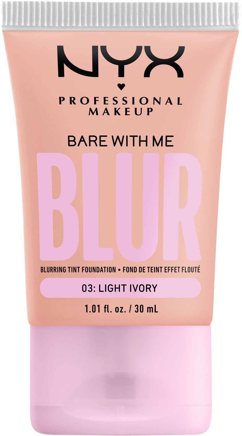 NYX PROFESSIONAL MAKEUP Bare With Me Blur Tint 03 Light Ivory 30 ml