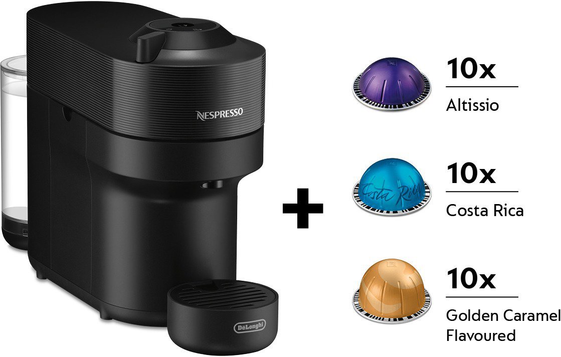 De'Longhi Nespresso Vertuo POP Black ENV90.B Bundle