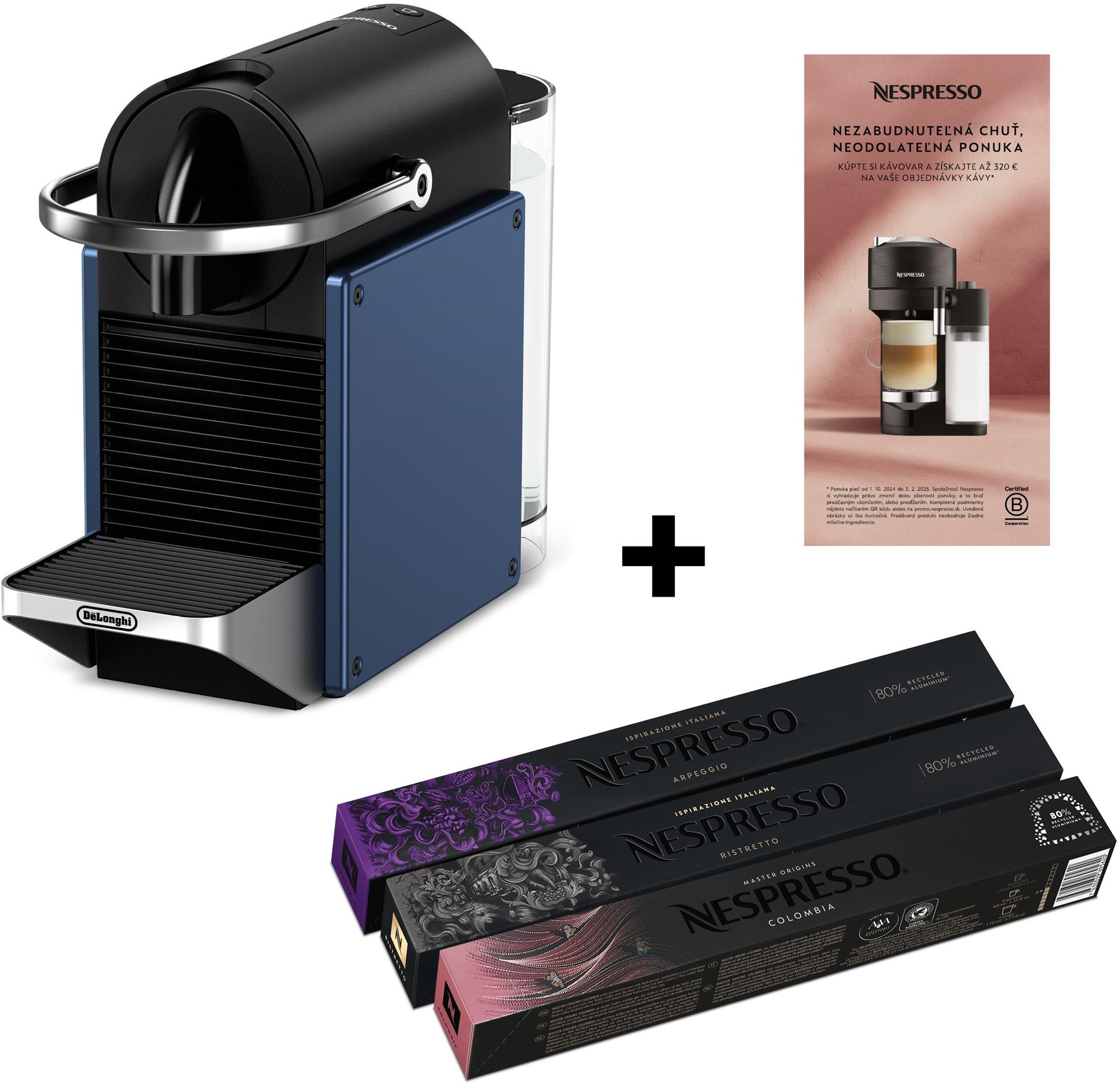 De'Longhi Nespresso Pixie Dark Blue EN127.BL