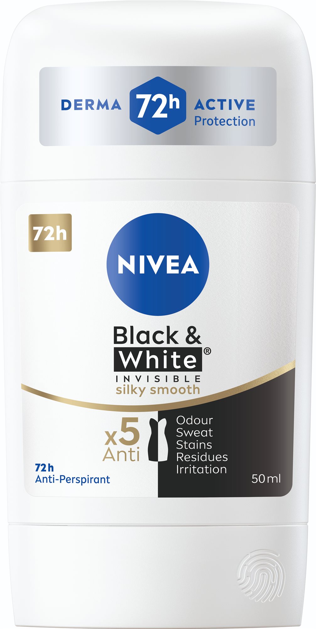 NIVEA Stick AP B&W Silky Smooth 50 ml