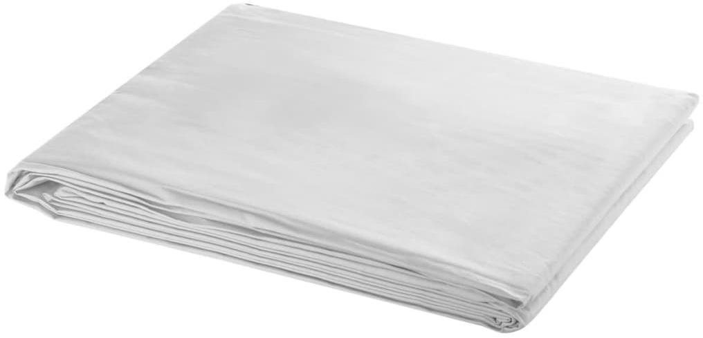 SHUMEE Fotopozadie bavlnené 300 × 300 cm biele