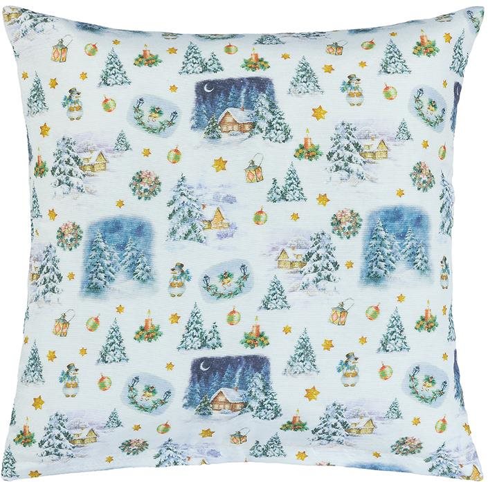 BELLATEX VIANOCE vankúšik 40 × 40 cm 55/127 biele Vianoce