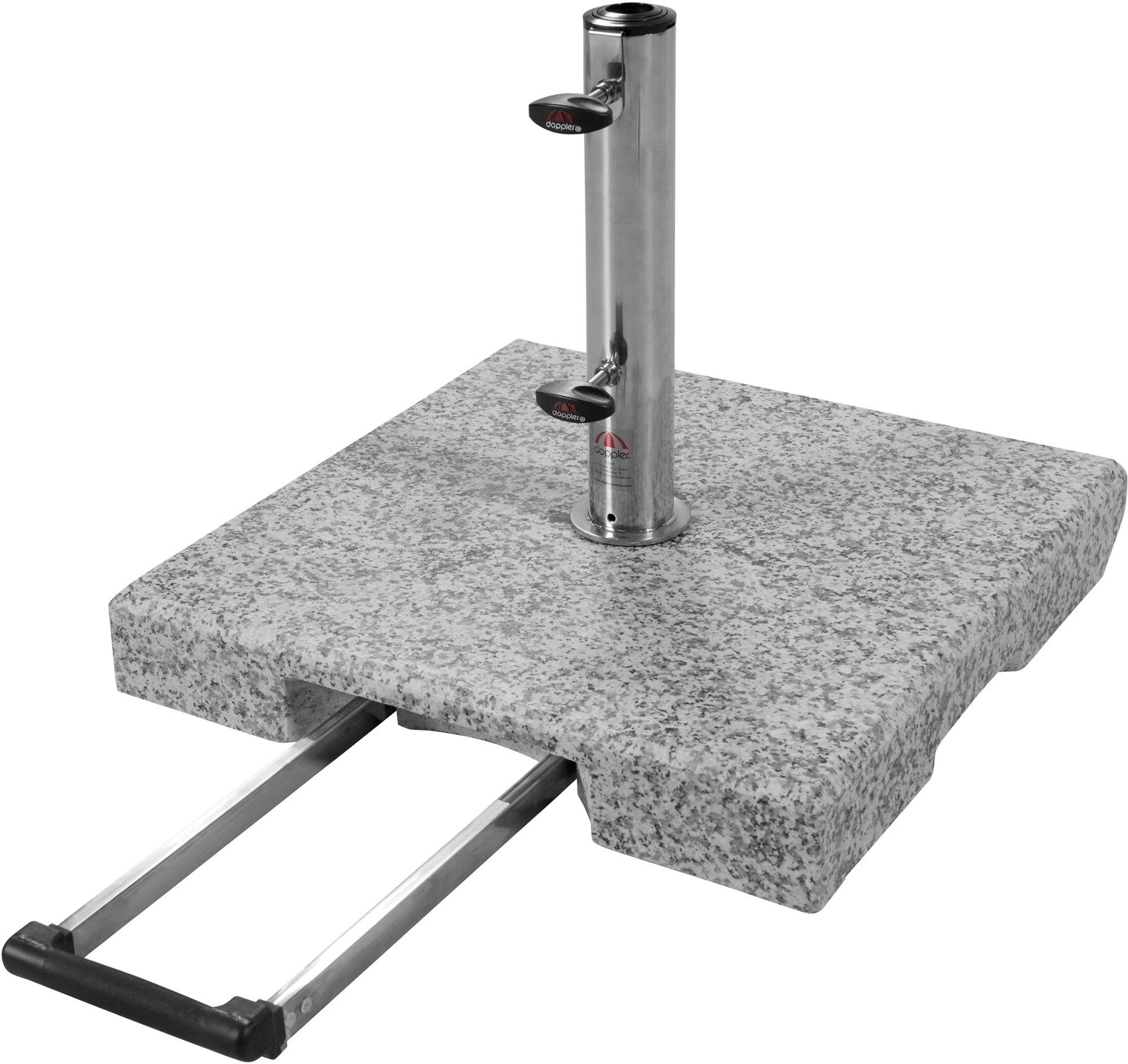 DOPPLER Stojan na slnečník Trolley, žula, 30 kg