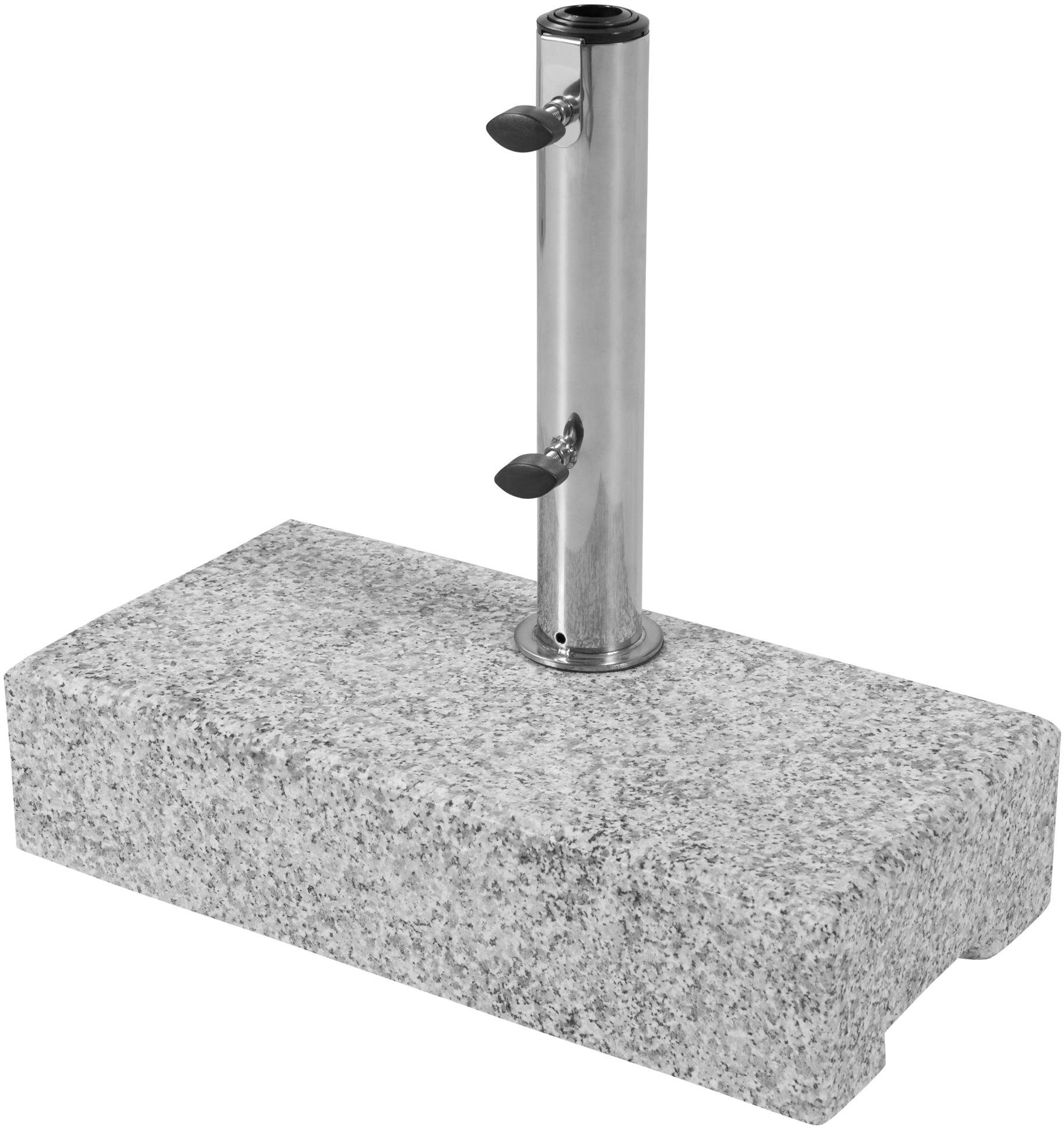 DOPPLER Stojan na slnečník balkónový, žula, 25 kg
