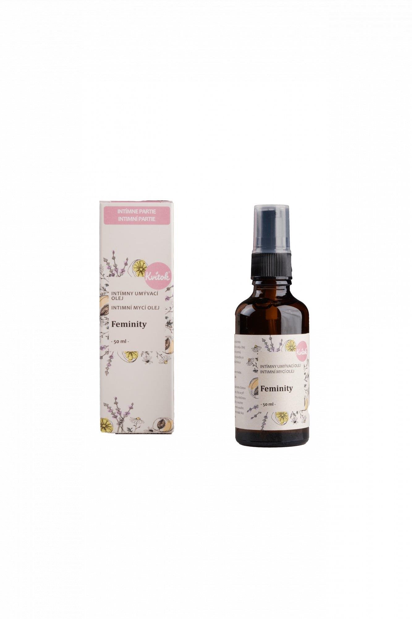 Kvitok Intímna umývacia emulzia Feminity 50 ml