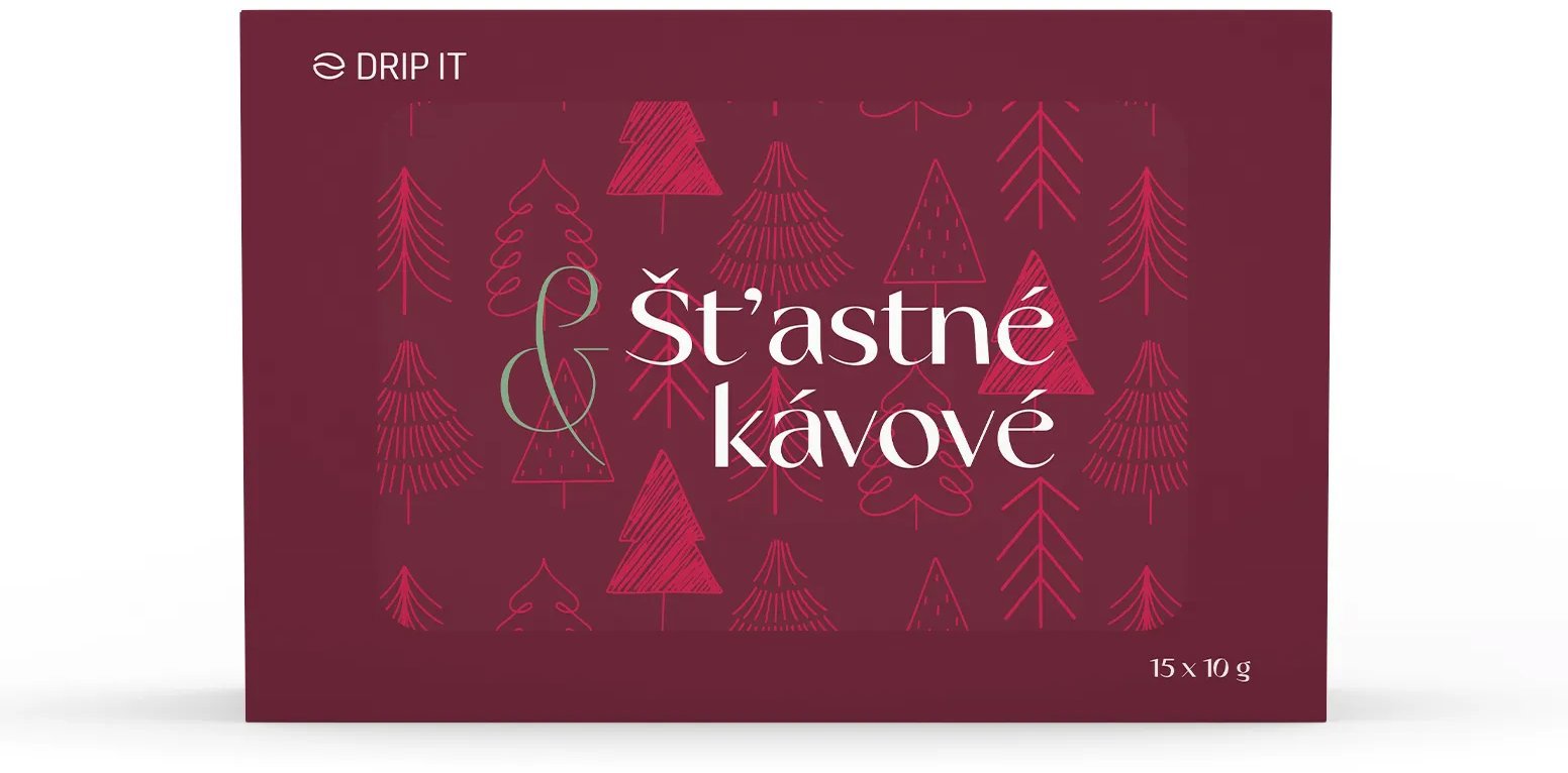 Drip it Vianočná edícia kávy vo filtri 15× 10 g – Cognac