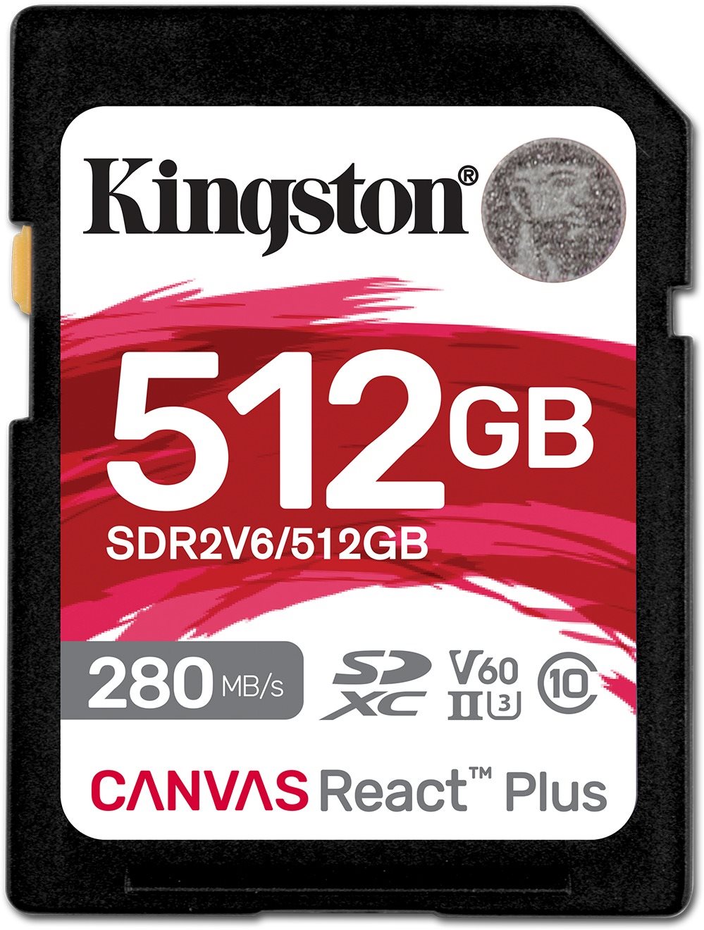 Kingston SDXC 512 GB Canvas React Plus V60