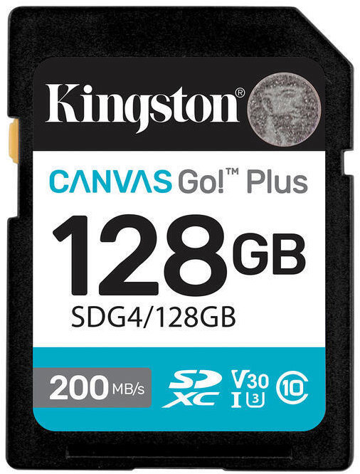 Kingston SDXC Canvas Go Plus Gen4 128 GB