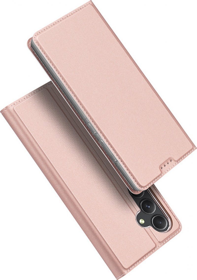 Dux Ducis Skin Pro flipové kožené puzdro na Samsung Galaxy A55 Pink