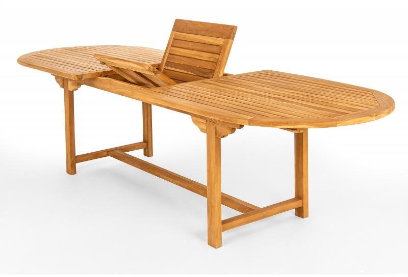 DOPPLER Stôl záhradný, rozkladací TAMAN FSC® 240/300 × 100 cm