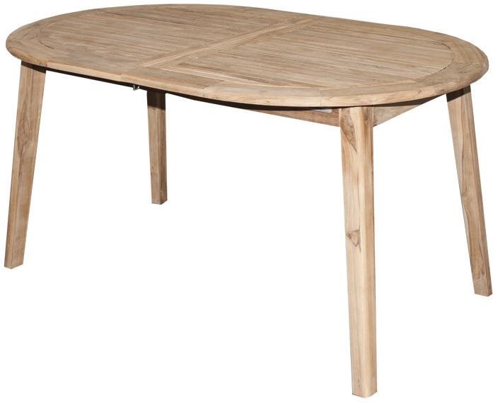 DOPPLER Stôl záhradný, rozkladací TECTONA 150/200 × 95 × 75 cm