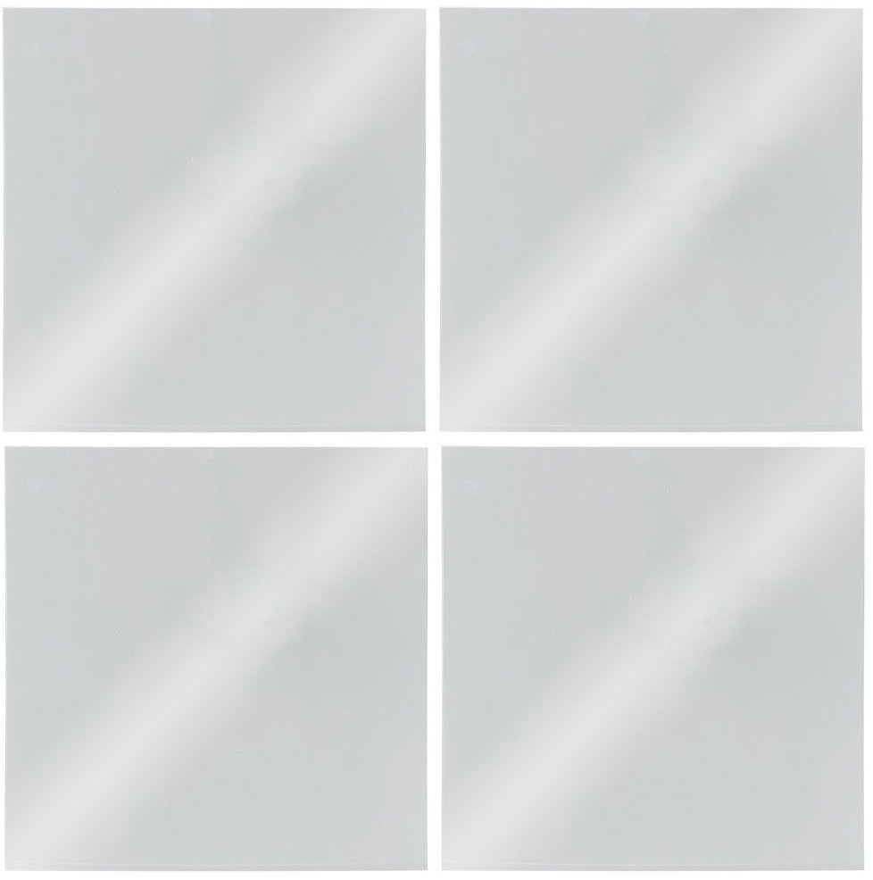 Atmosphera Sada dekoračných zrkadiel, samolepiace, 4 ks