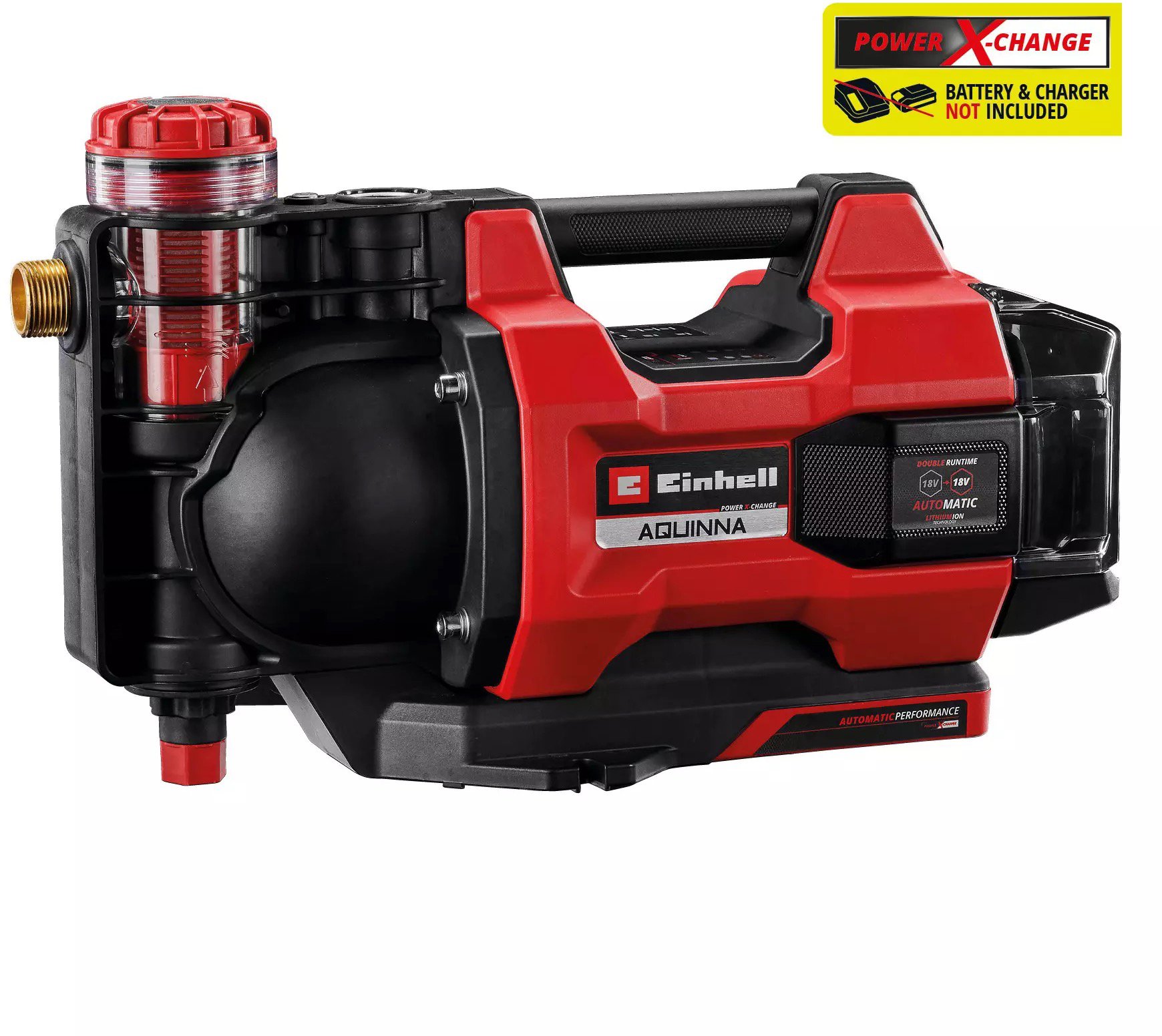 EINHELL Aku záhradné čerpadlo Aquinna 18/30 F LED Automatic