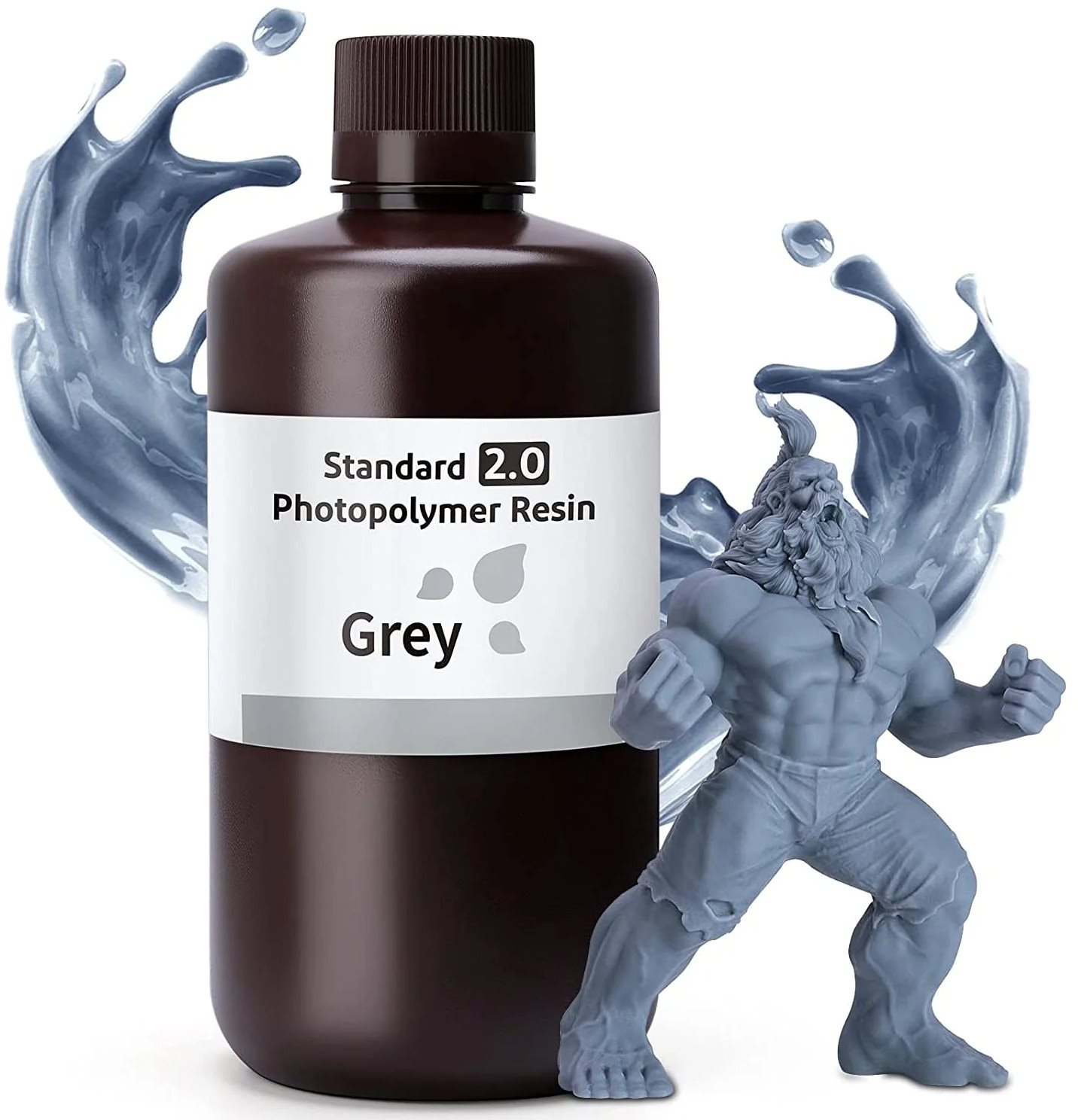 ELEGOO Standard Resin V2.0-Grey 500 ml