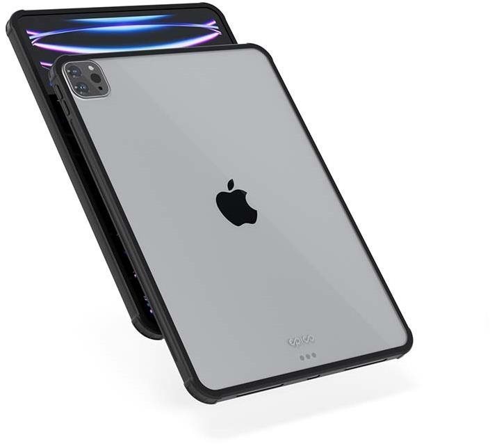 Epico Hero kryt pre iPad Pro 11"/iPad Air 10,9"/iPad Air 11" M2/M3 – transparentná/čierna
