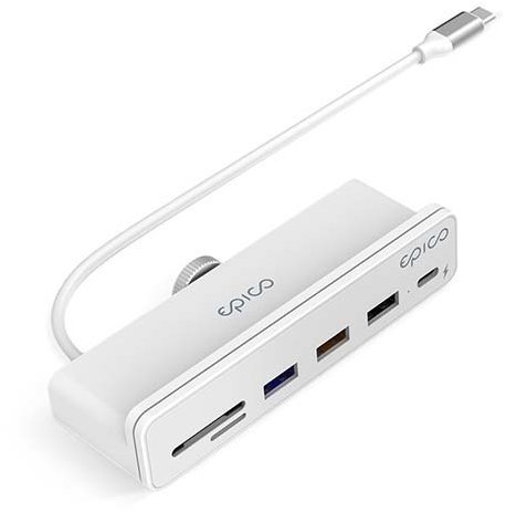 Epico USB-C 7 in 1 iMac Hub – biely