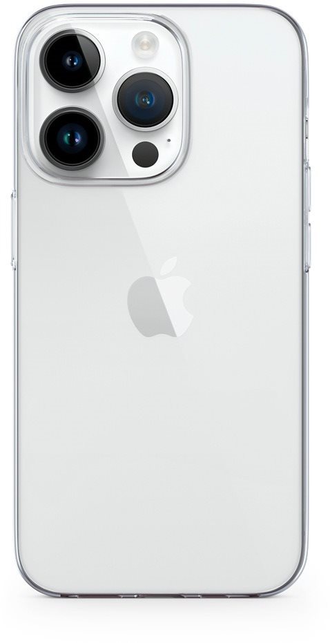 Epico Twiggy Gloss kryt na iPhone 14 Pro – biely transparentný