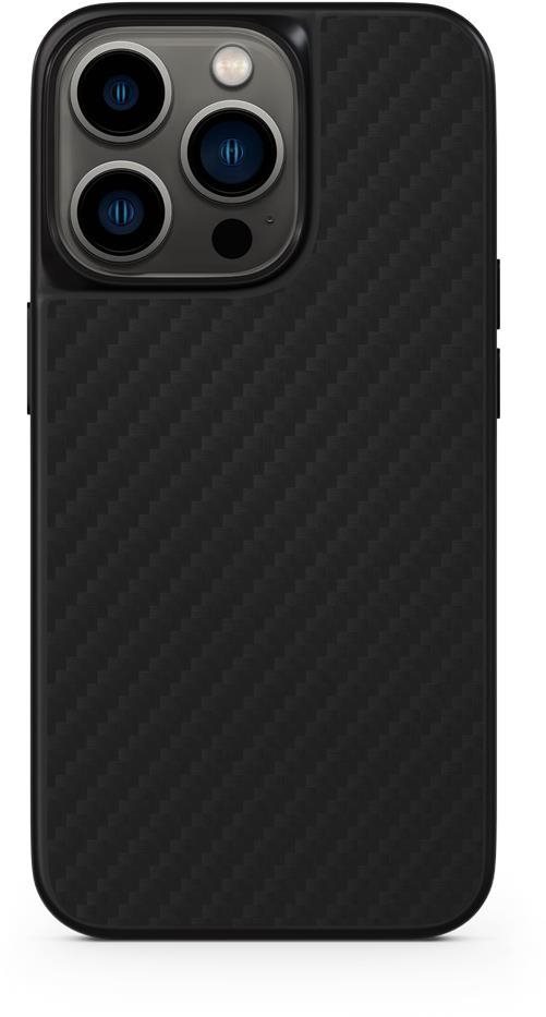 Epico Hybrid Carbon kryt na iPhone 14 Plus s podporou uchytenia MagSafe – čierny