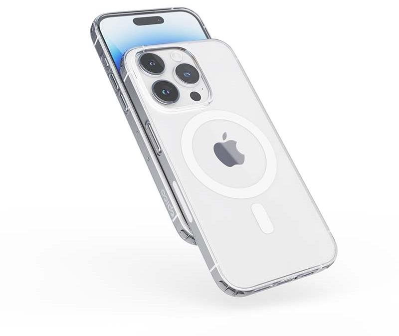 Epico Resolve kryt na iPhone 14 Plus s podporou MagSafe – transparentný