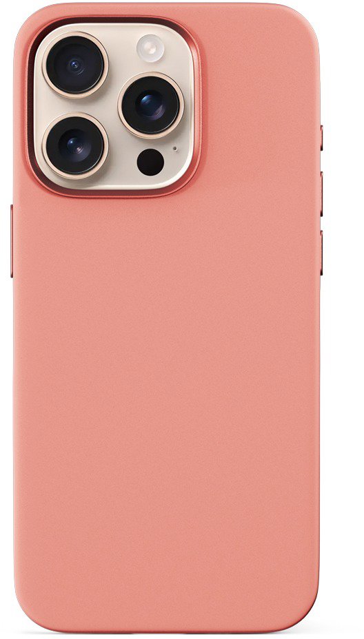 Epico Mag+ Silicone Pro kryt iPhone 16 Pro – broskyňovo ružový
