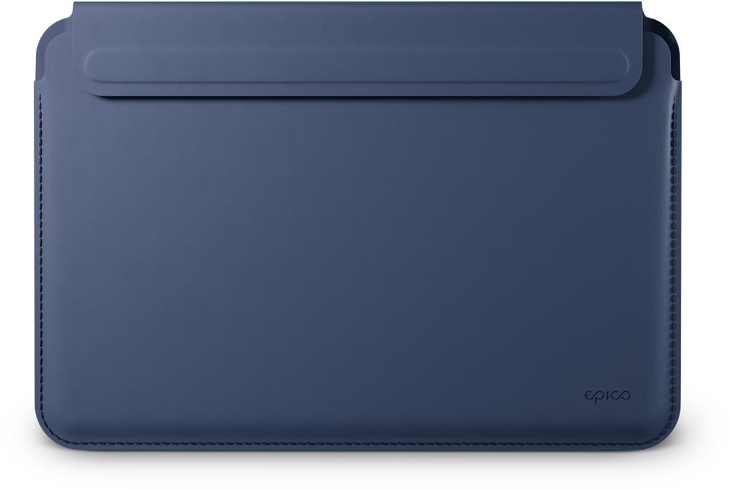 Epico Kožený obal na MacBook Air/Pro 13,3" – tmavomodrý