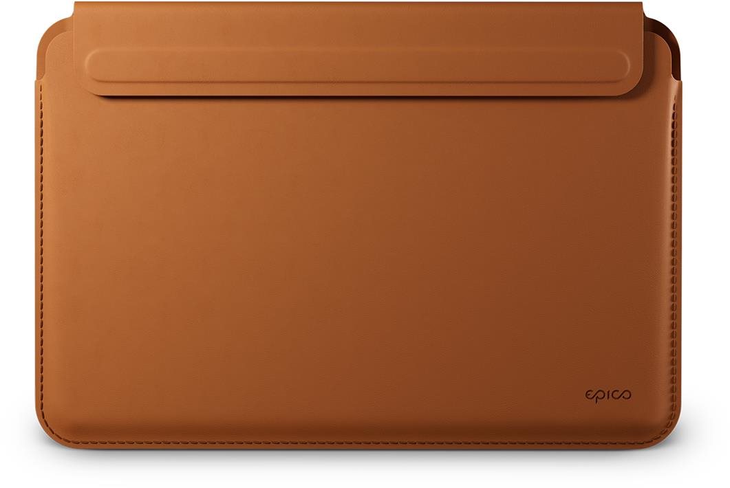 Epico Kožený obal na MacBook Air/Pro 13,3" – hnedý