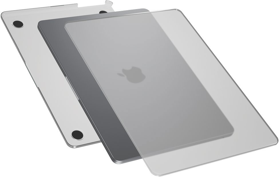 Epico Slim Shell for Macbook Air 13" 2018/2020 (A1932/A2179/M1 Air A2337) – matná sivdá