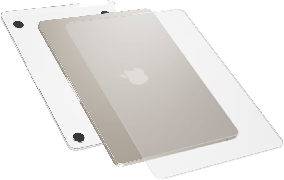 Epico Slim Shell for Macbook Air 13" 2018/2020 (A1932/A2179/M1 Air A2337) – matná transparentná