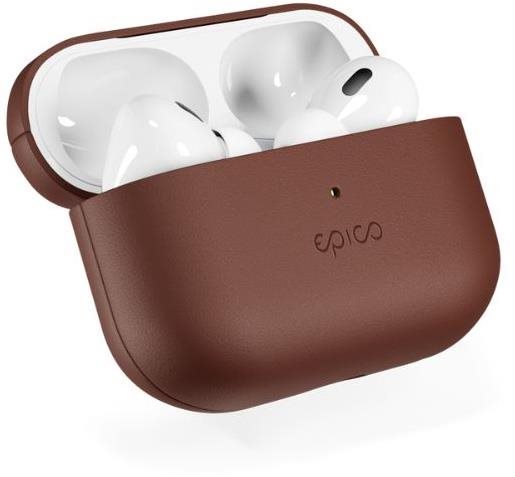 Epico Leather Case Airpods Pro 2 – hnedé