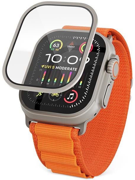 Epico safírové na Apple Watch Ultra 49 mm – strieborné