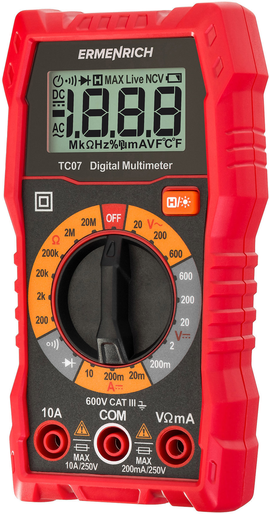 Ermenrich Digitálny multimeter Zing TC07