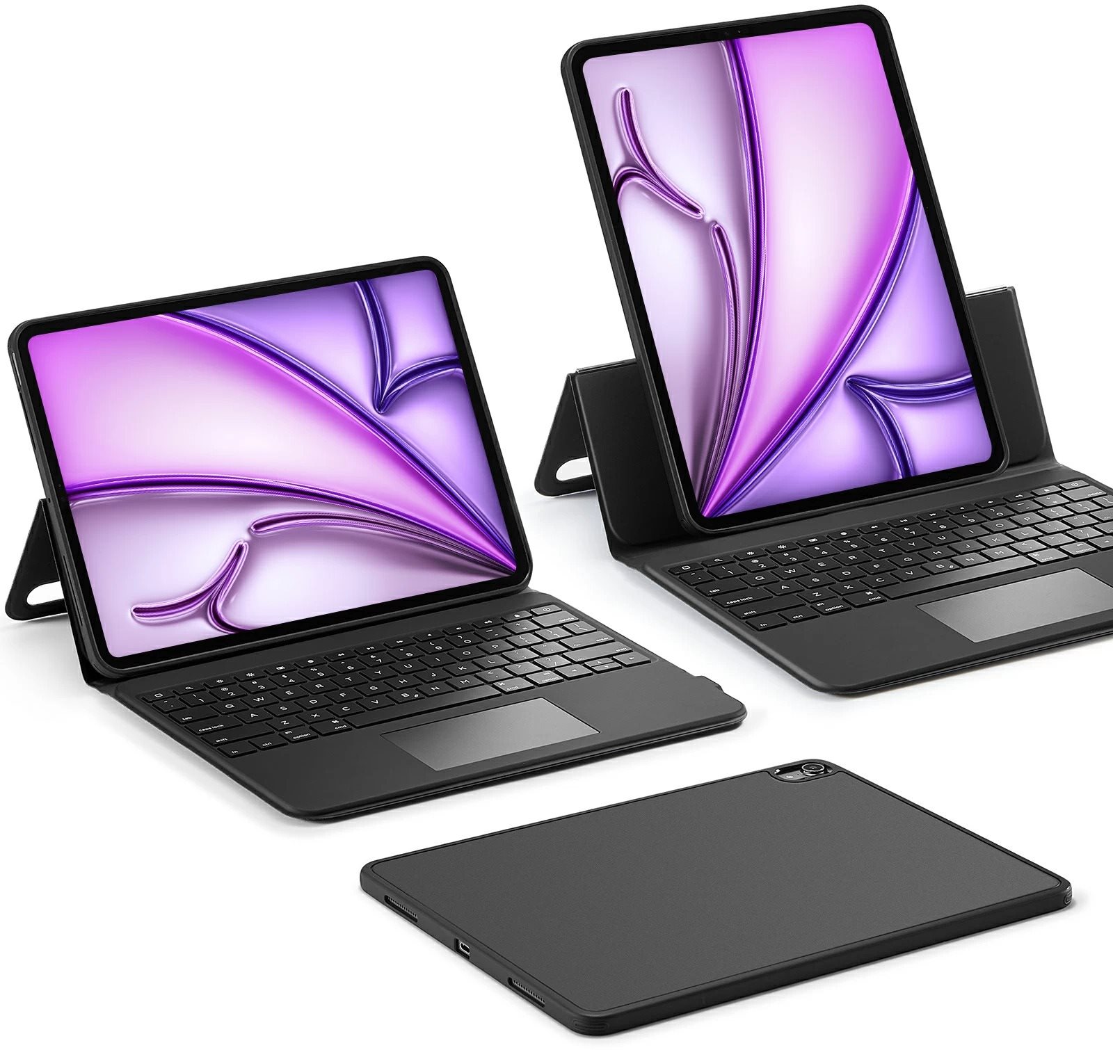 ESR Ascend Keyboard Case, Compatible with iPad Air 13 (2024), US Layout, Black