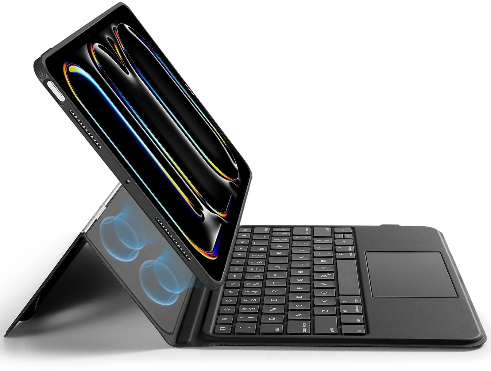 ESR Ascend Keyboard Case, Compatible with iPad Pro 11 (2024), US Layout, Black