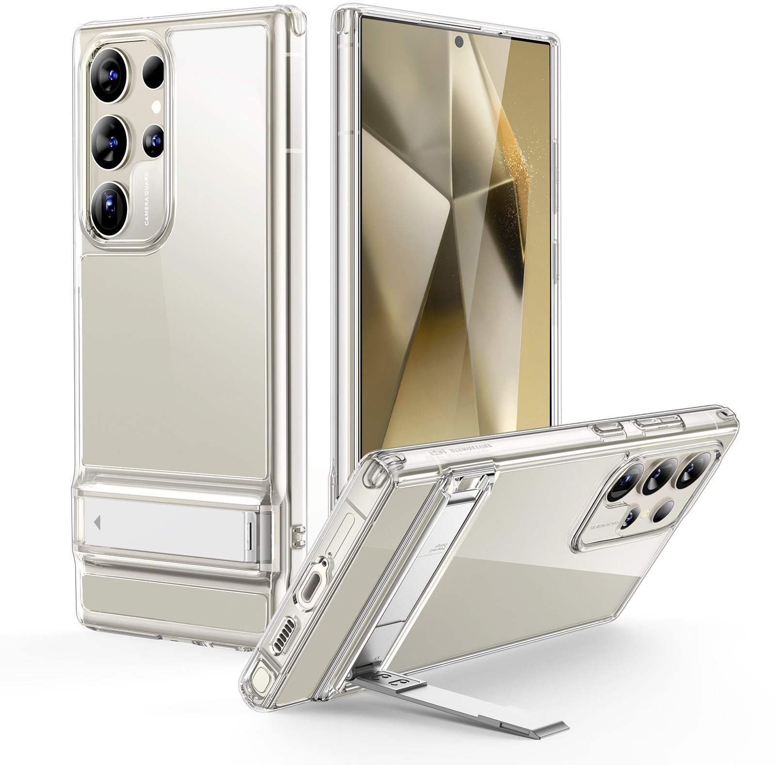 ESR Boost Kickstand Case, Compatible with Samsung Galaxy S24 Ultra, Clear