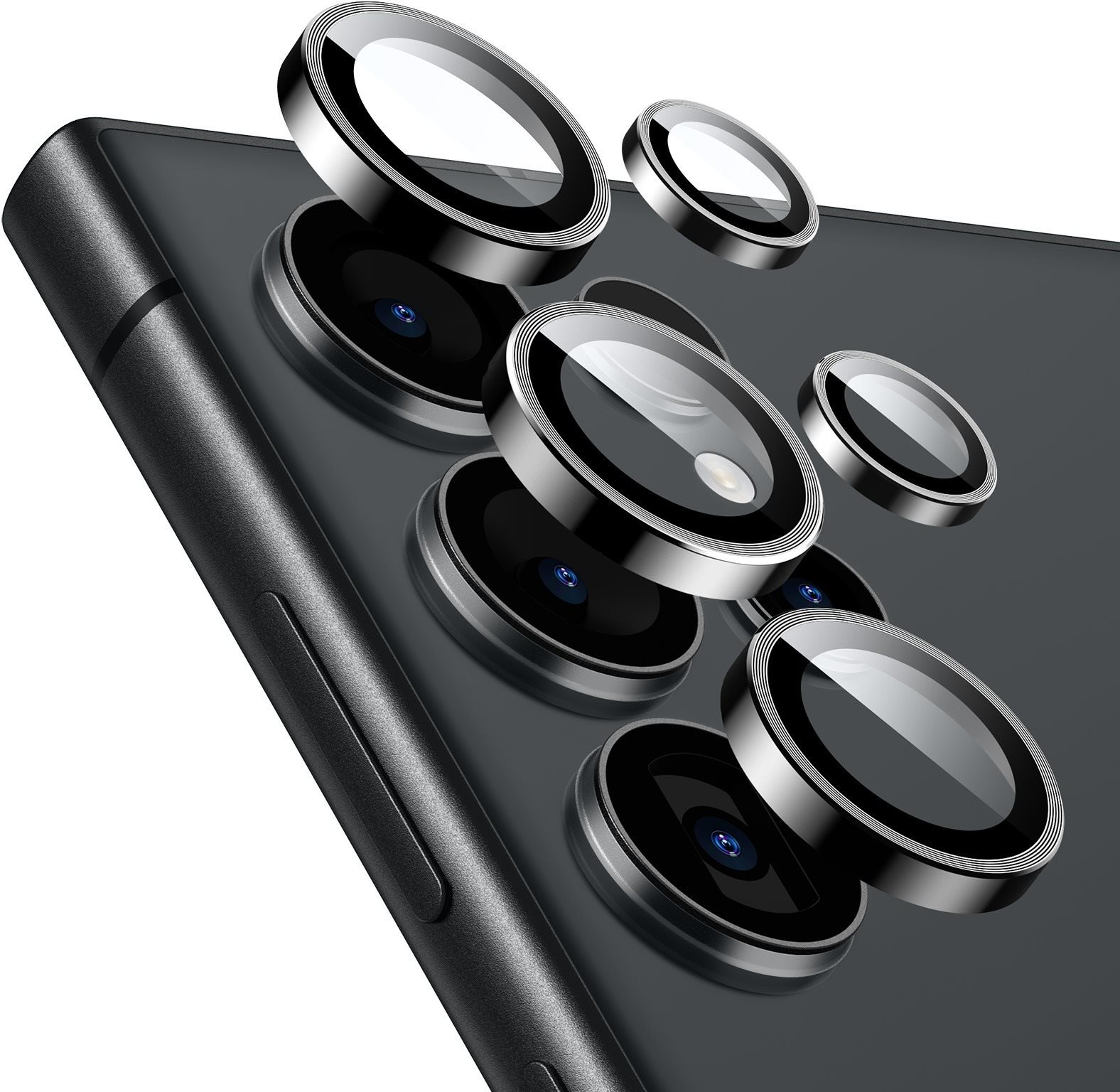 ESR Armorite Camera Lens Protectors, Compatible with Galaxy S24 Ultra, Black