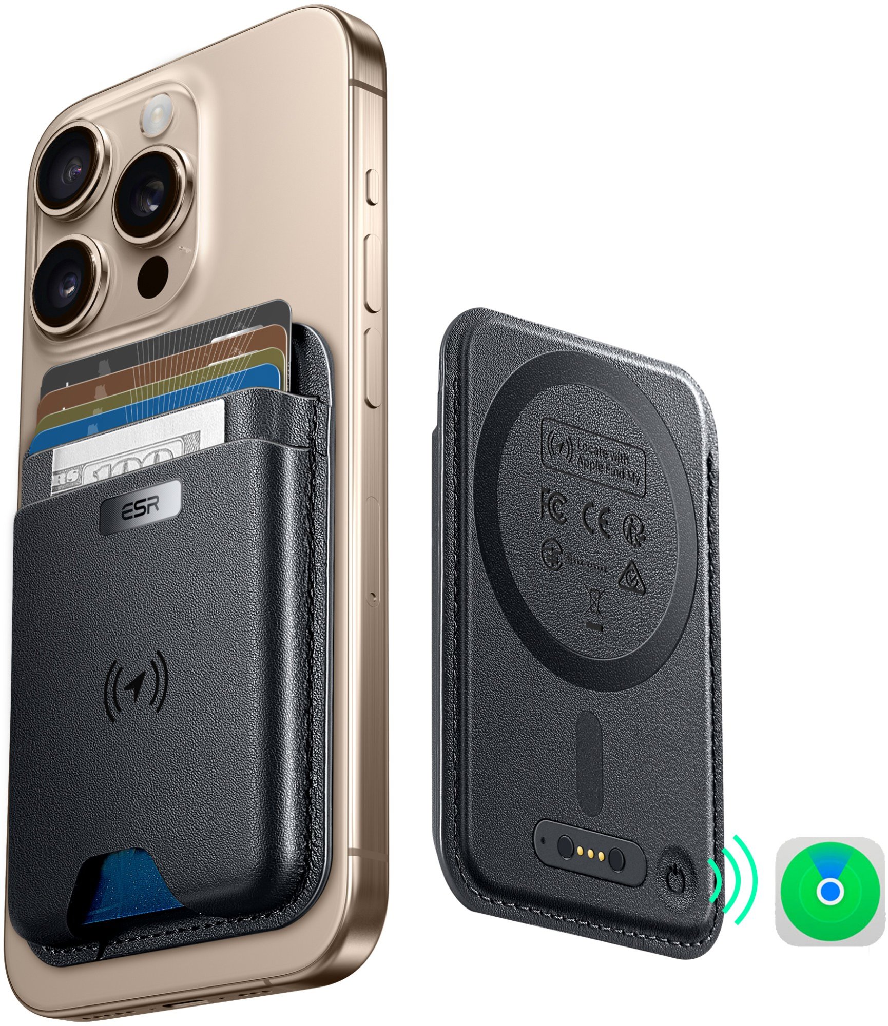 ESR Classic Geo Wallet (HaloLock) Black
