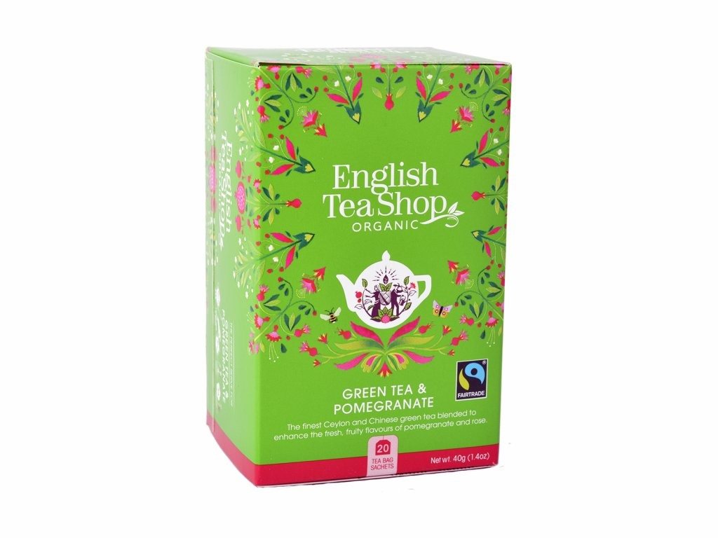 English Tea Shop Zelený čaj s granátovým jablkom