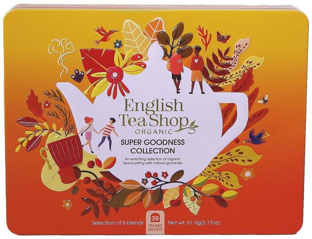 English Tea Shop Plechová kazeta Ovocných čajov, 36 vrecúšok