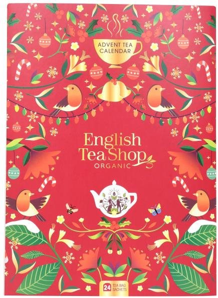 English Tea Shop Adventný kalendár Kniha Červená 24 vreciek Bio