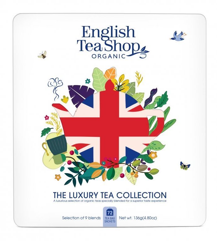 English Tea Shop Luxusná kolekcia Union Jack 136 g, 72 ks bio ETS72