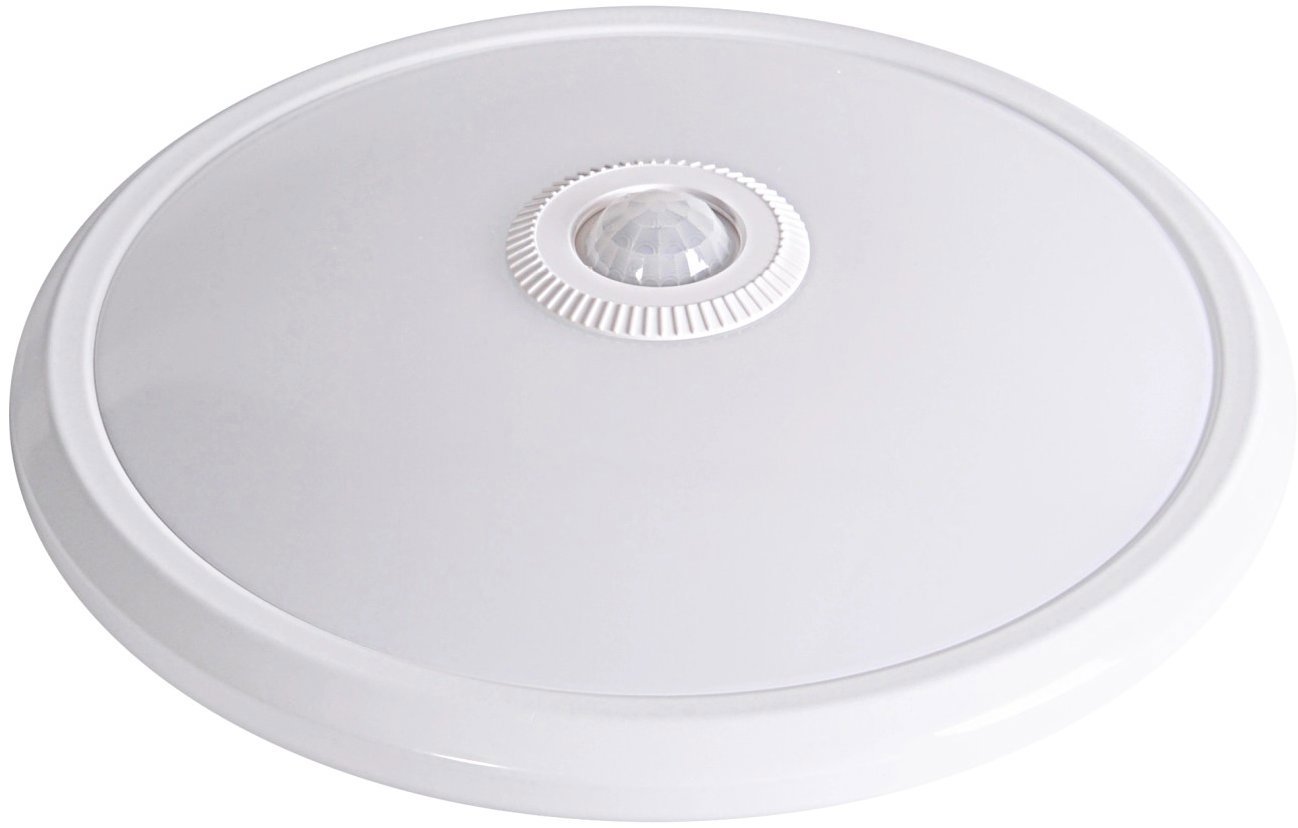 Eurakles LED stropné svietidlo Eurakles 12 W 1100 lm 4000 K biele so senzorom pohybu