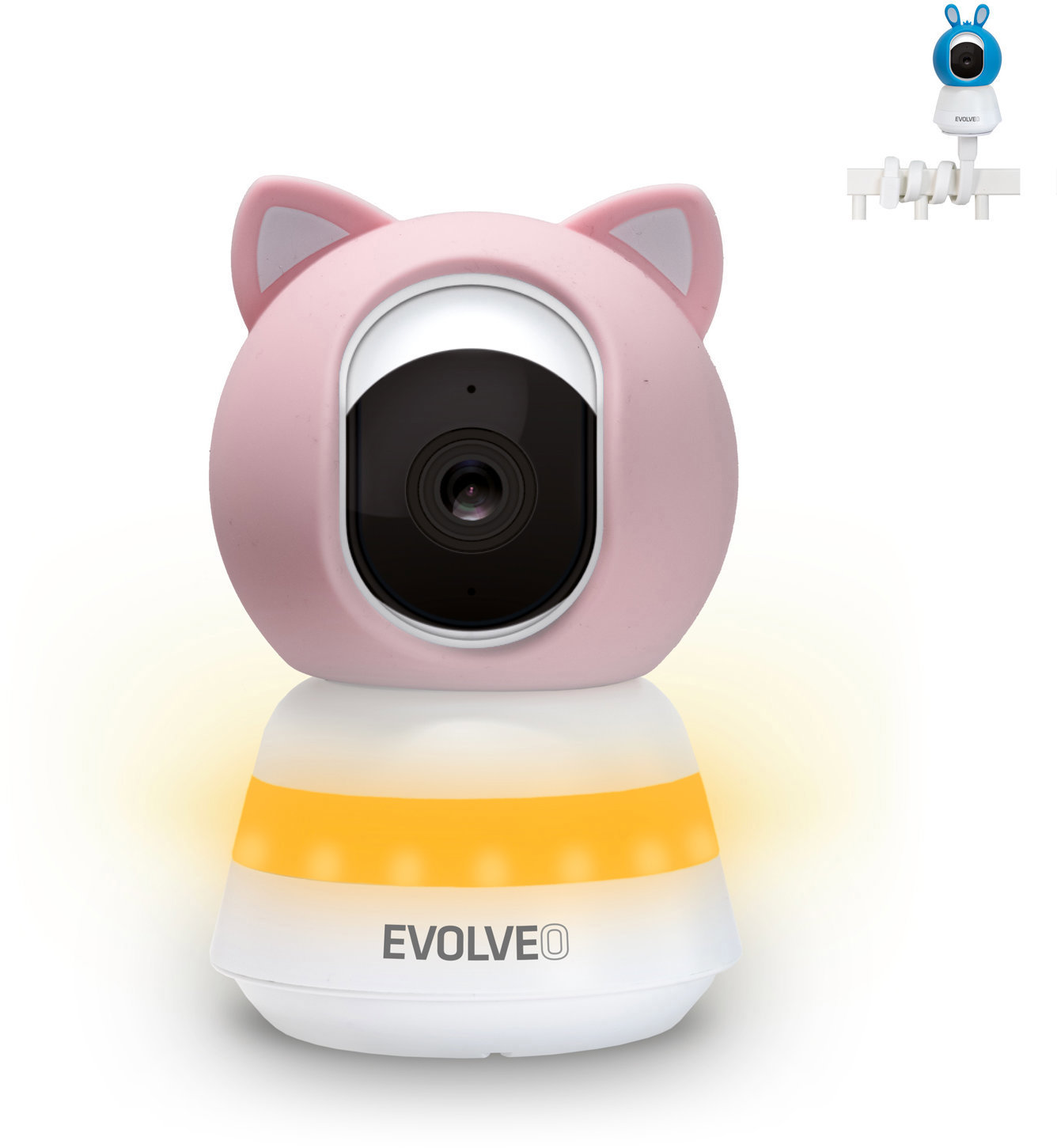 EVOLVEO Baby Monitor LUX, ružová