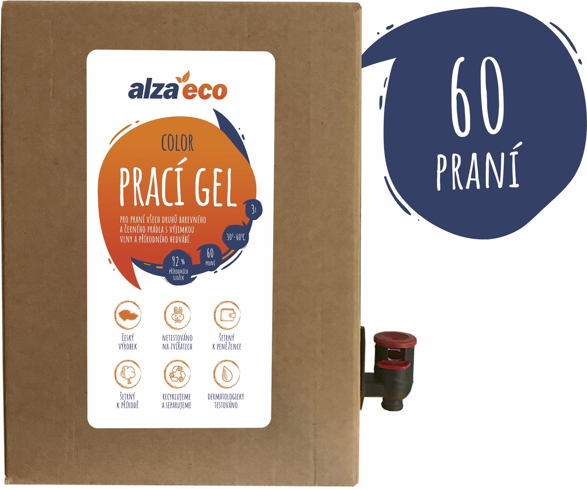 AlzaEco Color 3 l (60 praní)