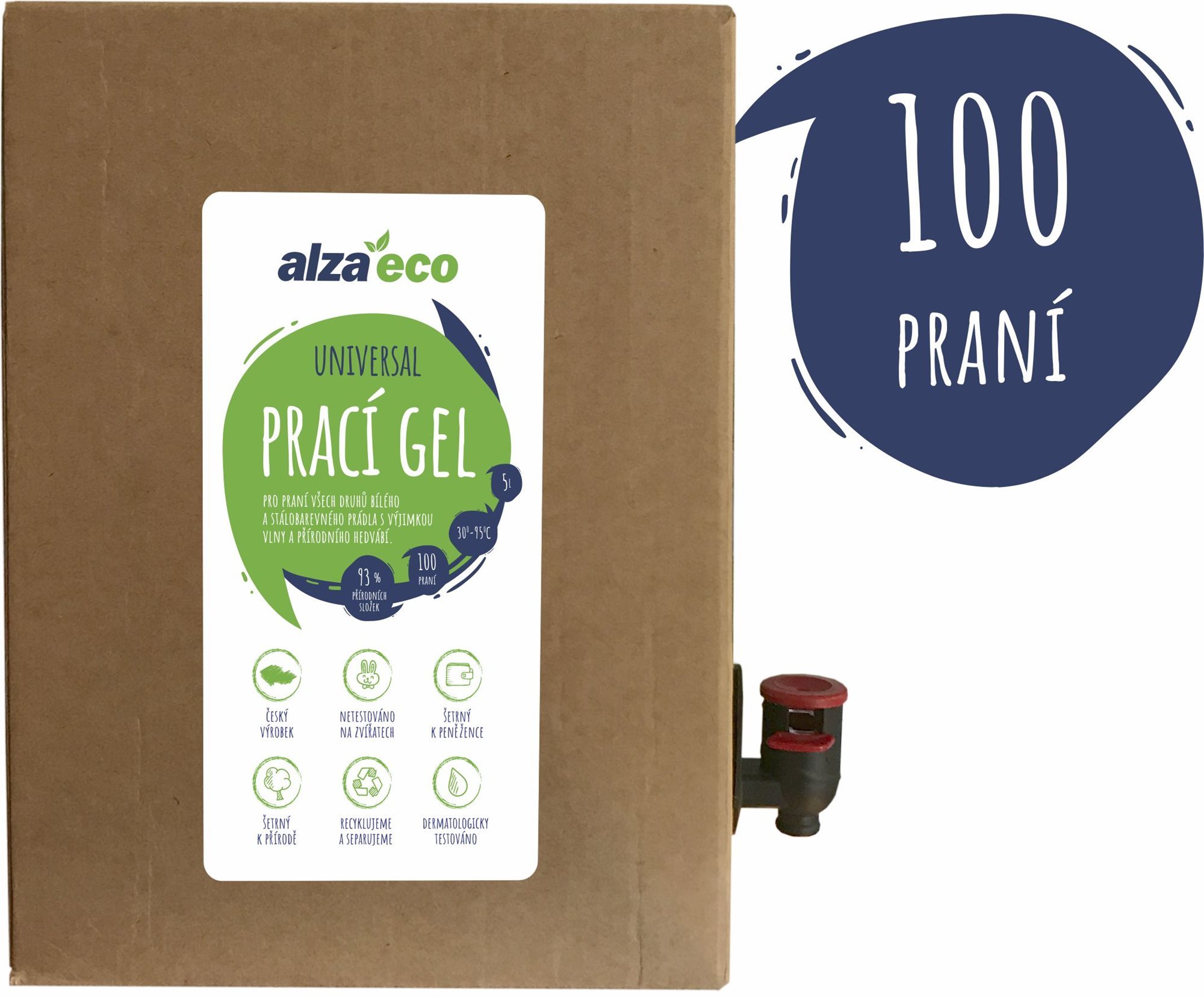 AlzaEco Universal 5 l (100 praní)