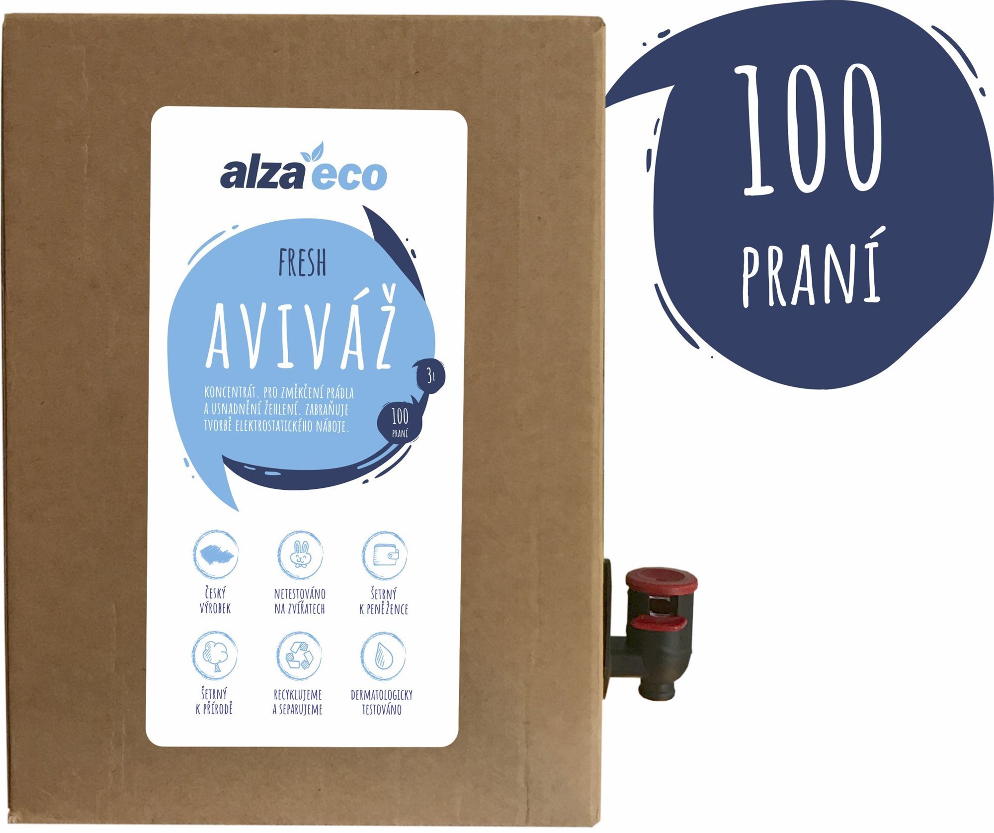 AlzaEco Aviváž Fresh 3 l (100 praní)