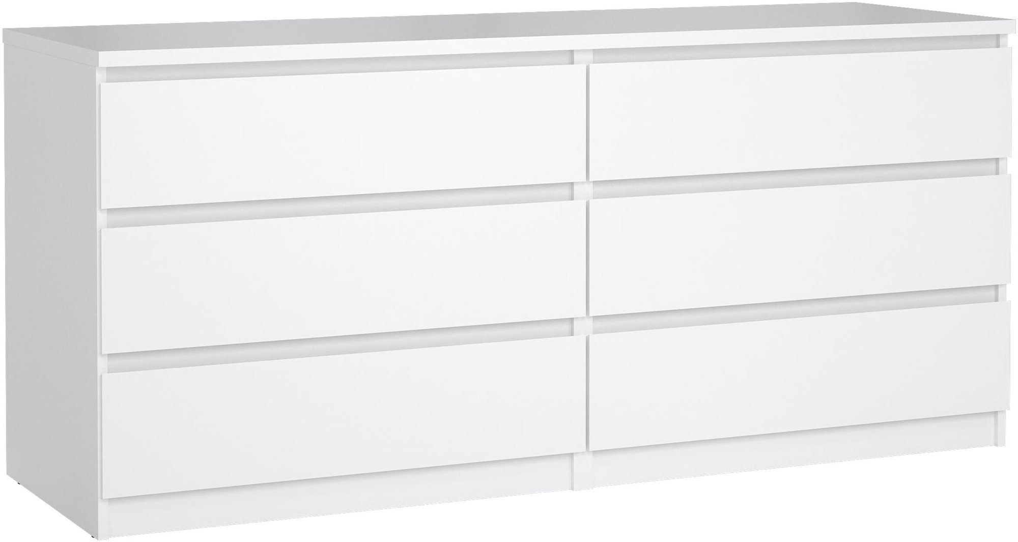 FALCO Komoda SIMPLICITY 232 biely lesk