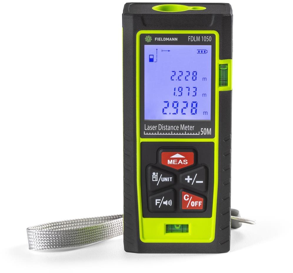 FIELDMANN Laserový diaľkomer 50 m FDLM 1050 (3× AAA)